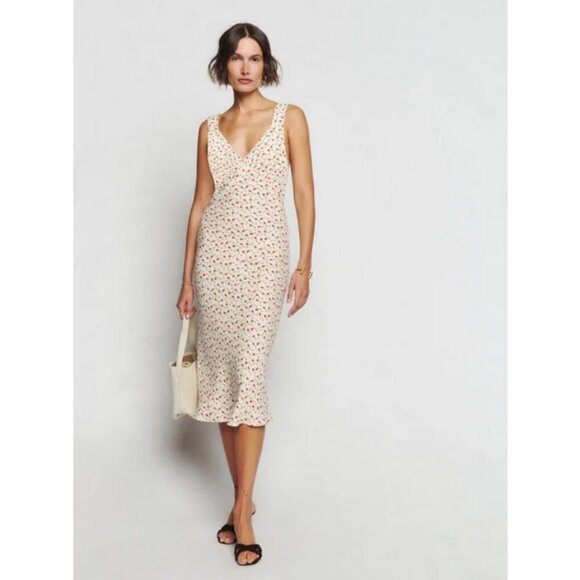 💕REFORMATION💕 Beauden Dress ~ Madison Floral Print XL NWT - Picture 5 of 15